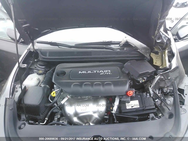 1C3CDFBB7GD578879 - 2016 DODGE DART SXT GRAY photo 10