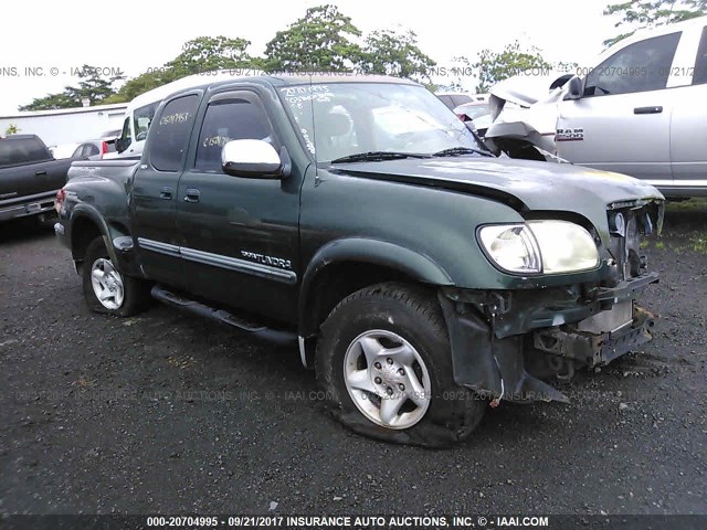 5TBBT441X3S423088 - 2003 TOYOTA TUNDRA ACCESS CAB SR5 GREEN photo 1