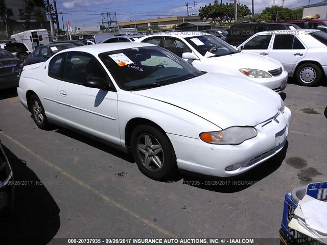 2G1WW12E0Y9219364 - 2000 CHEVROLET MONTE CARLO LS Weiß Foto 1
