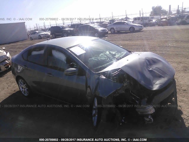 1C3CDFBAXDD346974 - 2013 DODGE DART SXT GRAY photo 1