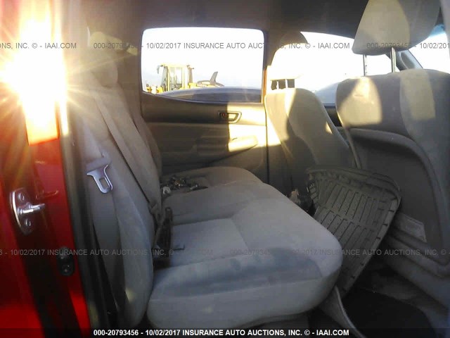 3TMJU62N49M079588 - 2009 TOYOTA TACOMA DOUBLE CAB PRERUNNER RED photo 8