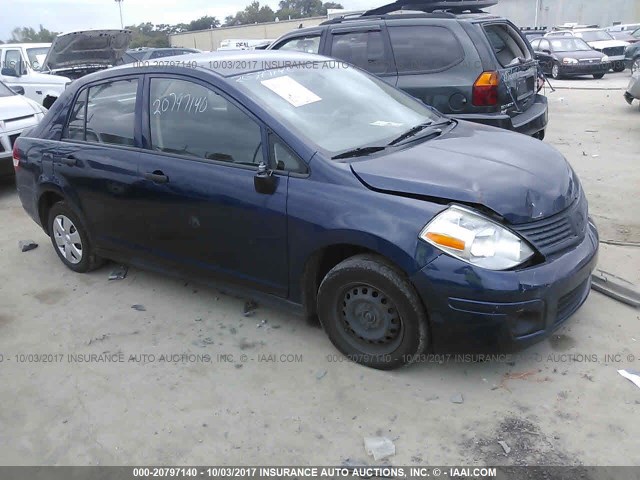 3N1CC1AP6AL366610 - 2010 NISSAN VERSA S/SL BLUE photo 1