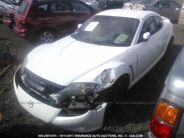 JM1FE173870209157 - 2007 MAZDA RX8 WHITE photo 2