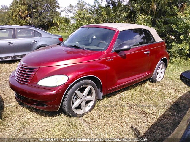 3C3AY75S95T593940 - 2005 CHRYSLER PT CRUISER GT RED photo 2