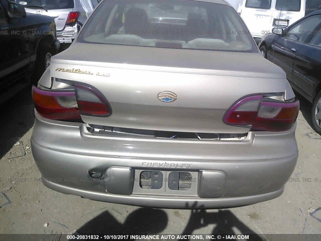 1G1NE52M2WY114797 - 1998 CHEVROLET MALIBU LS 米色 照片 6