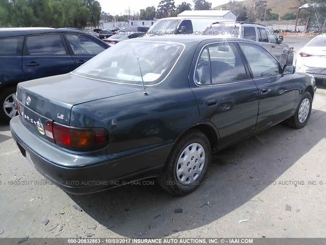 4T1BG12K2TU701592 - 1996 TOYOTA CAMRY DX/LE/XLE GREEN photo 4