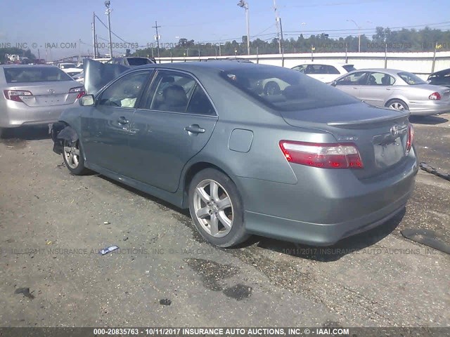 4T1BE46K69U800409 - 2009 TOYOTA CAMRY SE/LE/XLE BLUE photo 3