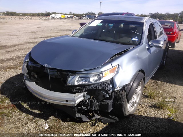 19UUA86579A014843 - 2009 ACURA TL Light Blue photo 2