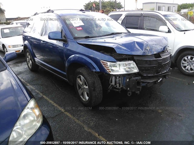 3D4GG57V79T578933 - 2009 DODGE JOURNEY SXT BLUE photo 1