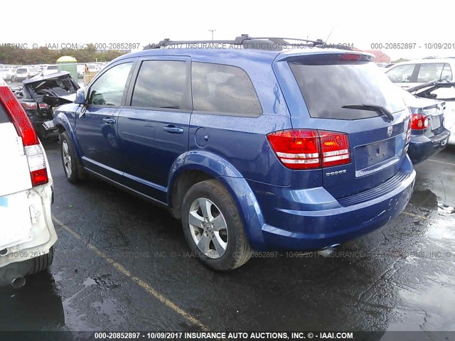 3D4GG57V79T578933 - 2009 DODGE JOURNEY SXT BLUE photo 3