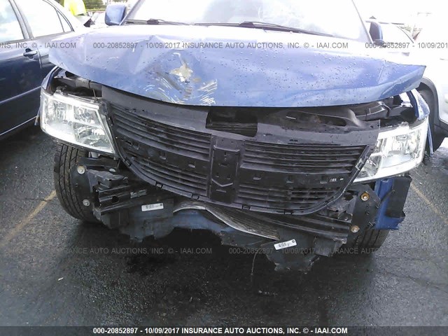 3D4GG57V79T578933 - 2009 DODGE JOURNEY SXT BLUE photo 6