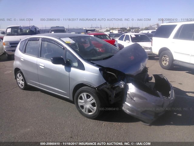 JHMGE8G27AC024297 - 2010 HONDA FIT SILVER photo 1