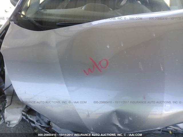 JHMGE8G27AC024297 - 2010 HONDA FIT SILVER photo 10