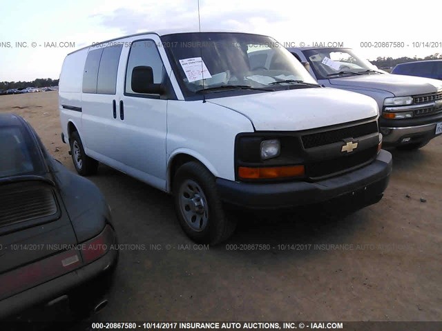 1GCSGAF41C1192032 - 2012 CHEVROLET EXPRESS G1500  WHITE photo 1