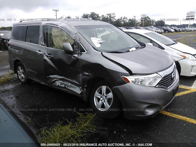 JN8AE2KPXD9071059 - 2013 NISSAN QUEST S/SV/SL/LE GRAY photo 1