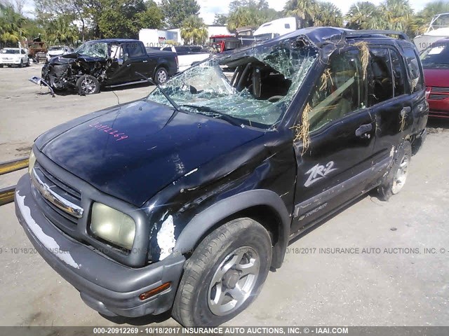 2CNBJ734846916009 - 2004 CHEVROLET TRACKER ZR2 BLACK photo 2