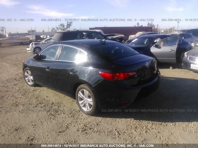 19VDE1F34DE018386 - 2013 ACURA ILX 20 BLACK photo 3