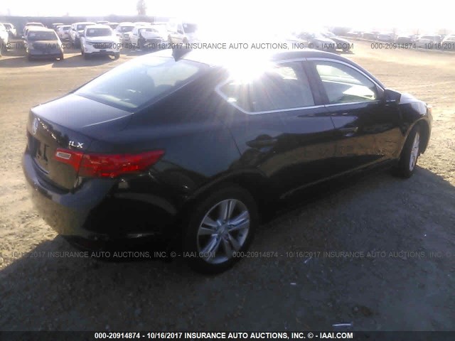 19VDE1F34DE018386 - 2013 ACURA ILX 20 BLACK photo 4