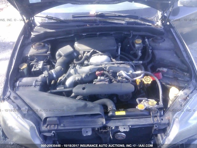 JF1GE61688H504899 - 2008 SUBARU IMPREZA 2.5I BLACK photo 10