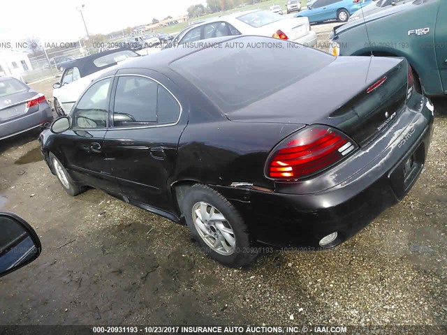 1G2NF52E73M533880 - 2003 PONTIAC GRAND AM SE1 BLACK photo 3