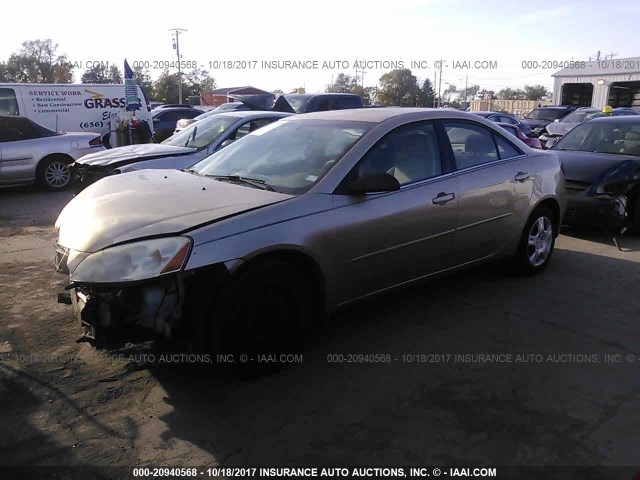 1G2ZF58B374215372 - 2007 PONTIAC G6 VALUE LEADER/BASE GOLD photo 2