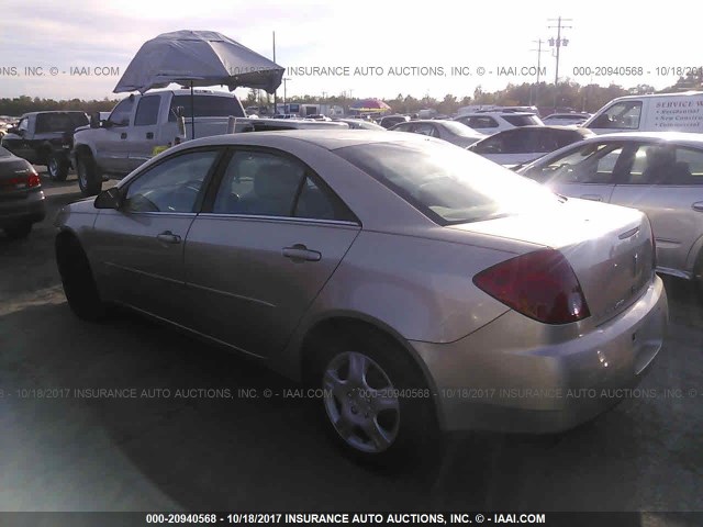 1G2ZF58B374215372 - 2007 PONTIAC G6 VALUE LEADER/BASE GOLD photo 3