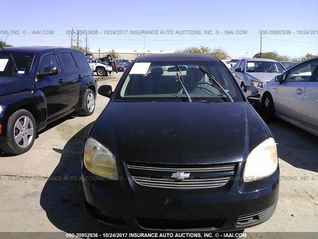 1G1AL55F067785912 - 2006 CHEVROLET COBALT LT BLACK photo 6