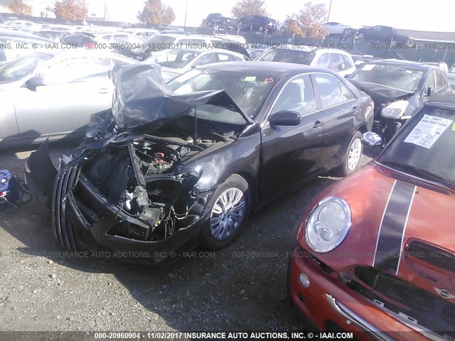 4T1BE46K38U198843 - 2008 TOYOTA CAMRY CE/LE/XLE/SE BLACK photo 2