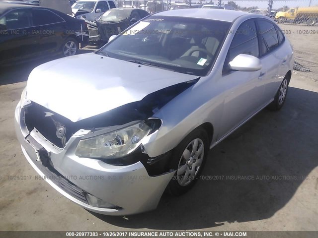 KMHDU46D97U192833 - 2007 HYUNDAI ELANTRA SILVER photo 2