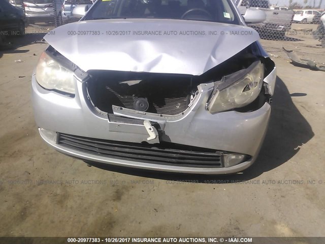 KMHDU46D97U192833 - 2007 HYUNDAI ELANTRA SILVER photo 6