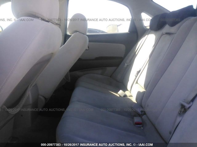 KMHDU46D97U192833 - 2007 HYUNDAI ELANTRA SILVER photo 8