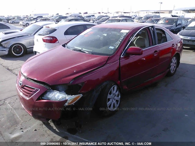 4T1BE46KX9U386728 - 2009 TOYOTA CAMRY SE/LE/XLE წითელი ფოტო 2