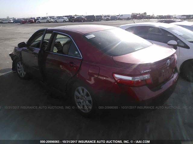 4T1BE46KX9U386728 - 2009 TOYOTA CAMRY SE/LE/XLE წითელი ფოტო 3