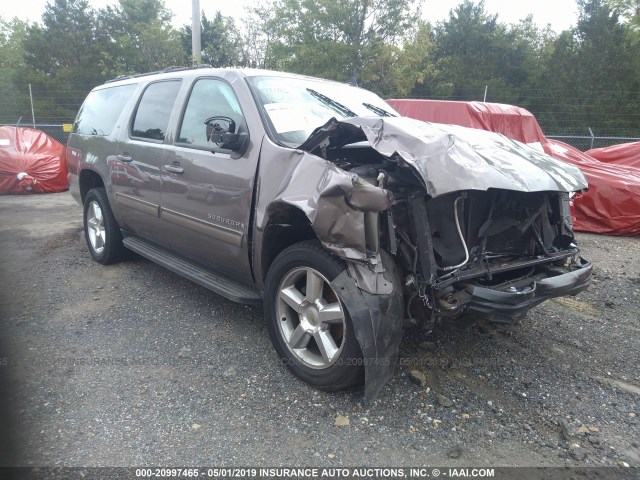 1GNSCJE04DR373758 - 2013 CHEVROLET SUBURBAN C1500 LT BROWN photo 1