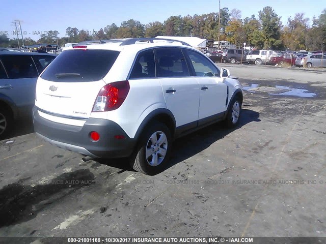 3GNAL2EK5DS631379 - 2013 CHEVROLET CAPTIVA LS 白色 照片 4