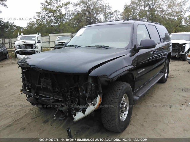 3GKGK26GX2G293014 - 2002 GMC YUKON XL K2500 BLACK photo 2