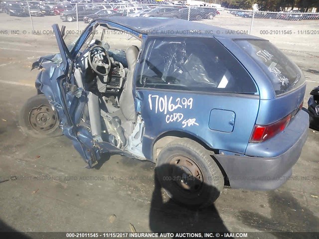 2C1MR2461R6796454 - 1994 GEO METRO BLUE photo 3