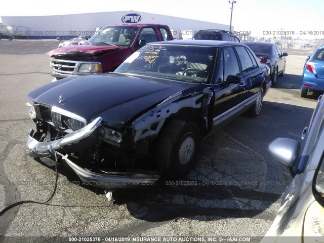 1G4CU5216SH629458 - 1995 BUICK PARK AVENUE ULTRA BLACK photo 2