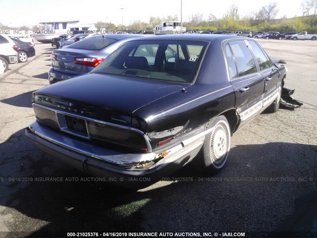 1G4CU5216SH629458 - 1995 BUICK PARK AVENUE ULTRA BLACK photo 4