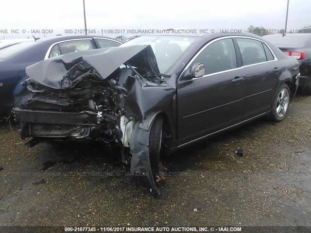 1G1ZC5E03AF241675 - 2010 CHEVROLET MALIBU 1LT GRAY photo 2