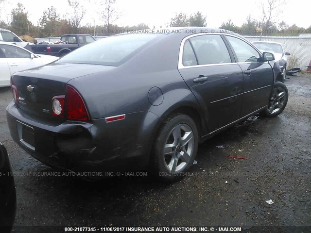 1G1ZC5E03AF241675 - 2010 CHEVROLET MALIBU 1LT GRAY photo 4