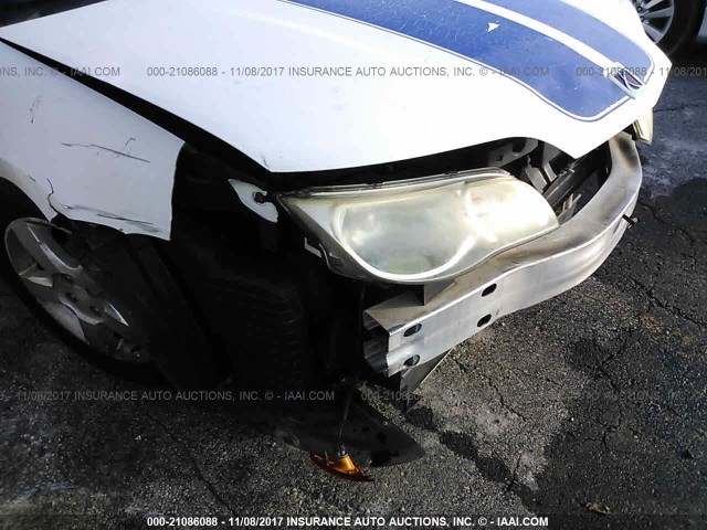 1G8AN15F46Z129799 - 2006 SATURN ION LEVEL 2 WHITE photo 6