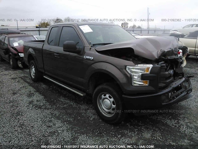 1FTEX1C88FKD24612 - 2015 FORD F150 SUPER CAB BEIGE photo 1