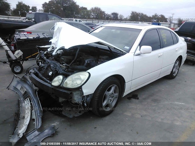 JT8BD68S4Y0086378 - 2000 LEXUS GS 300 WHITE photo 2