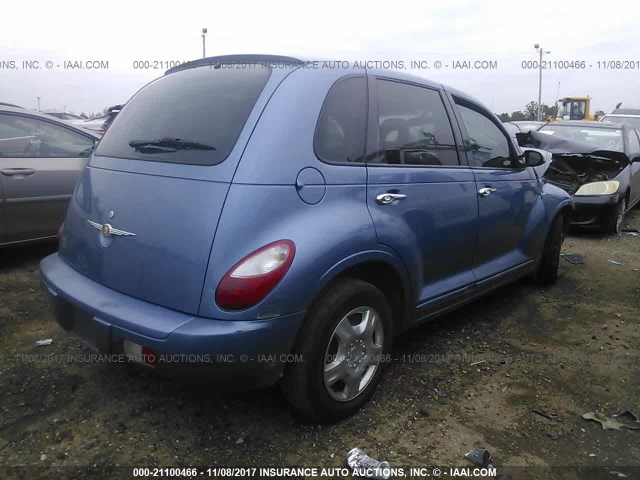 3A4FY58B46T362523 - 2006 CHRYSLER PT CRUISER TOURING BLUE photo 4