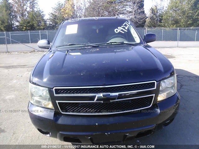 1GNFK13037J134955 - 2007 CHEVROLET TAHOE K1500 BLACK photo 6