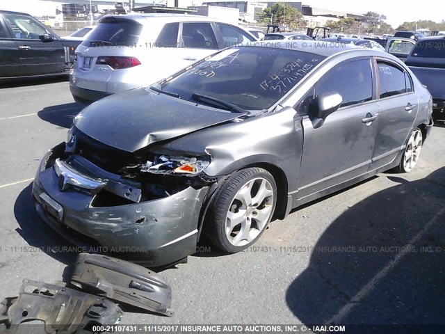 JHMFA36246S020507 - 2006 HONDA CIVIC HYBRID GRAY photo 2