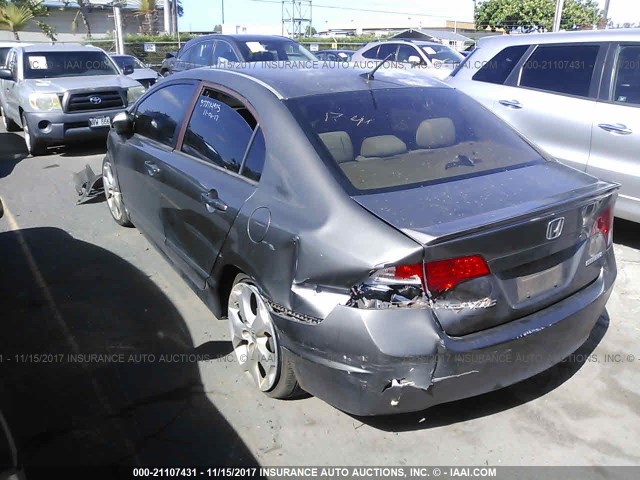 JHMFA36246S020507 - 2006 HONDA CIVIC HYBRID GRAY photo 3