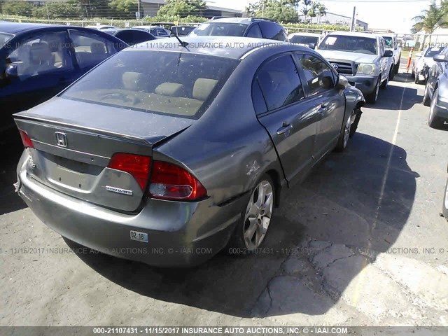 JHMFA36246S020507 - 2006 HONDA CIVIC HYBRID GRAY photo 4