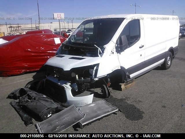 1FTYR1YM5HKA89487 - 2017 FORD TRANSIT T-250 WHITE photo 2